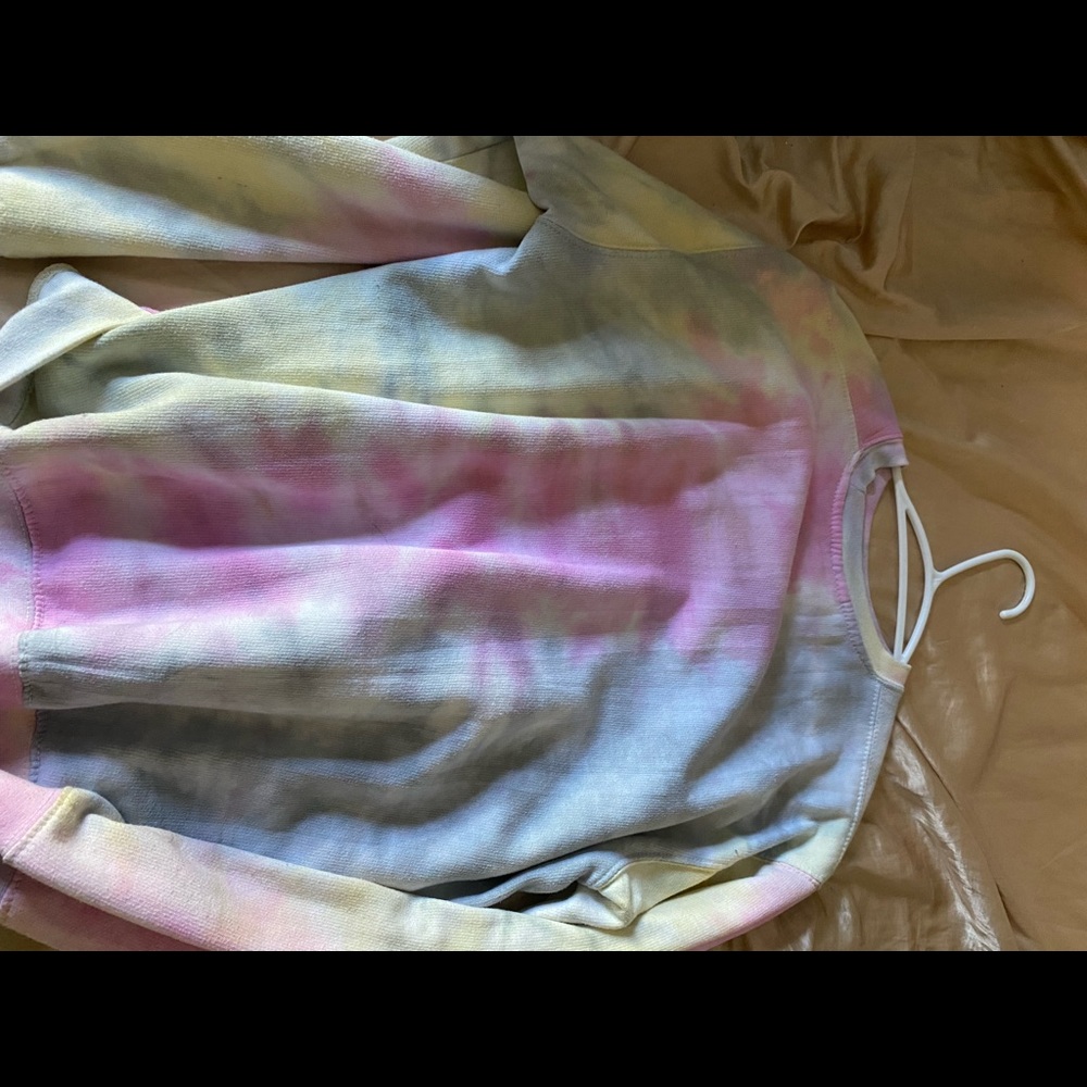 Rainbow crewneck tie dye